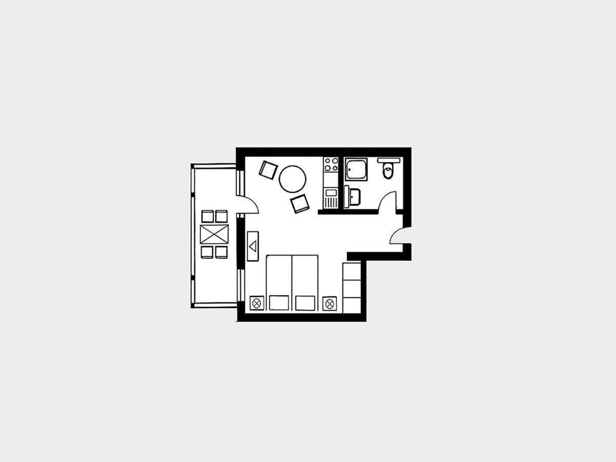 Strandvillen Binz - 1-Raum-Ferienwohnung Mit Balkon Sv-557 Luaran gambar